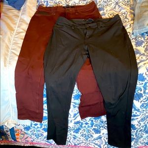 (2) Calvin Klein Straight Leg Pants (size 4)